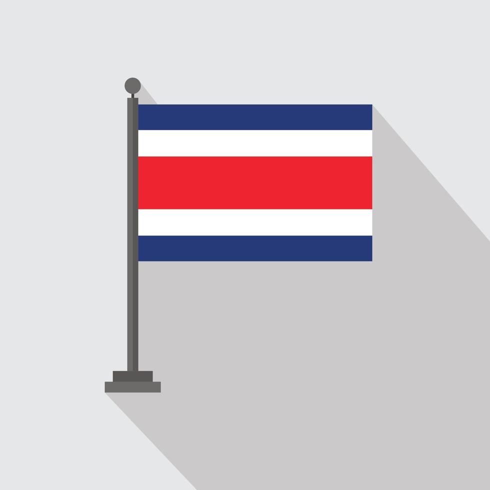 land vlag met creatief ontwerp vector