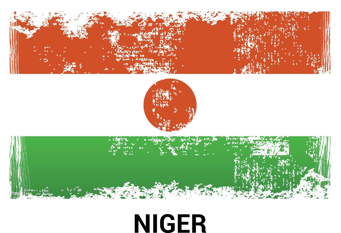 Niger vlaggen ontwerp vector