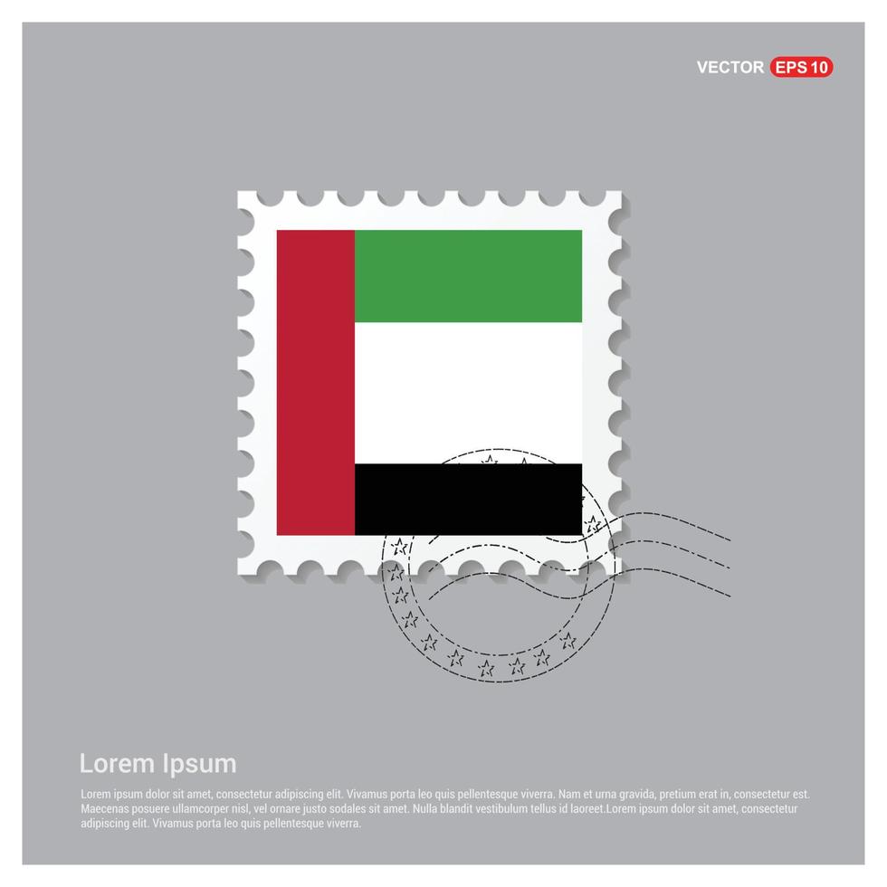 uae vlag ontwerp vector