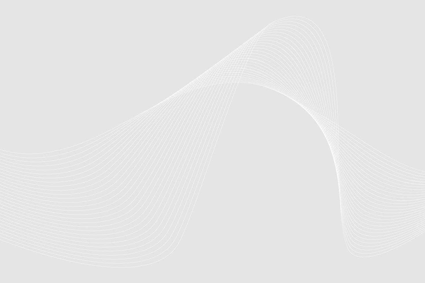 abstract Golf lijn licht wit achtergrond. helling grijs kleur modern achtergrond vector