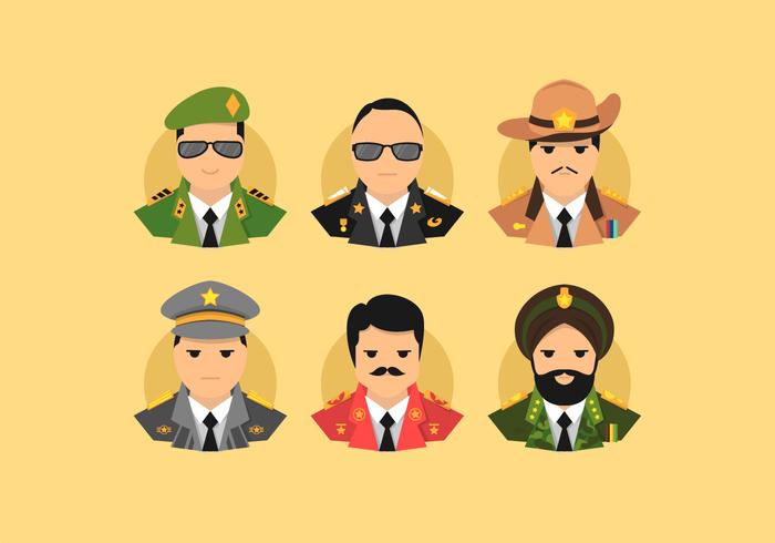 Brigadier Vector Illustratie