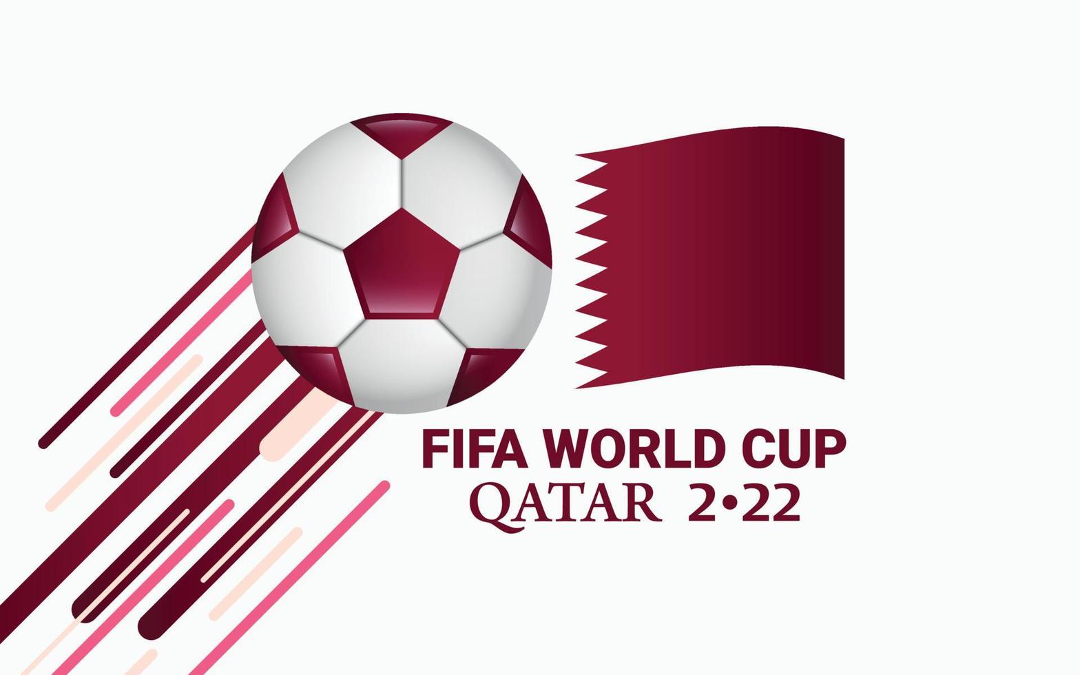 Amerikaans voetbal wereldbeker qatar 2022 abstract voetbal achtergrond sjabloon vector