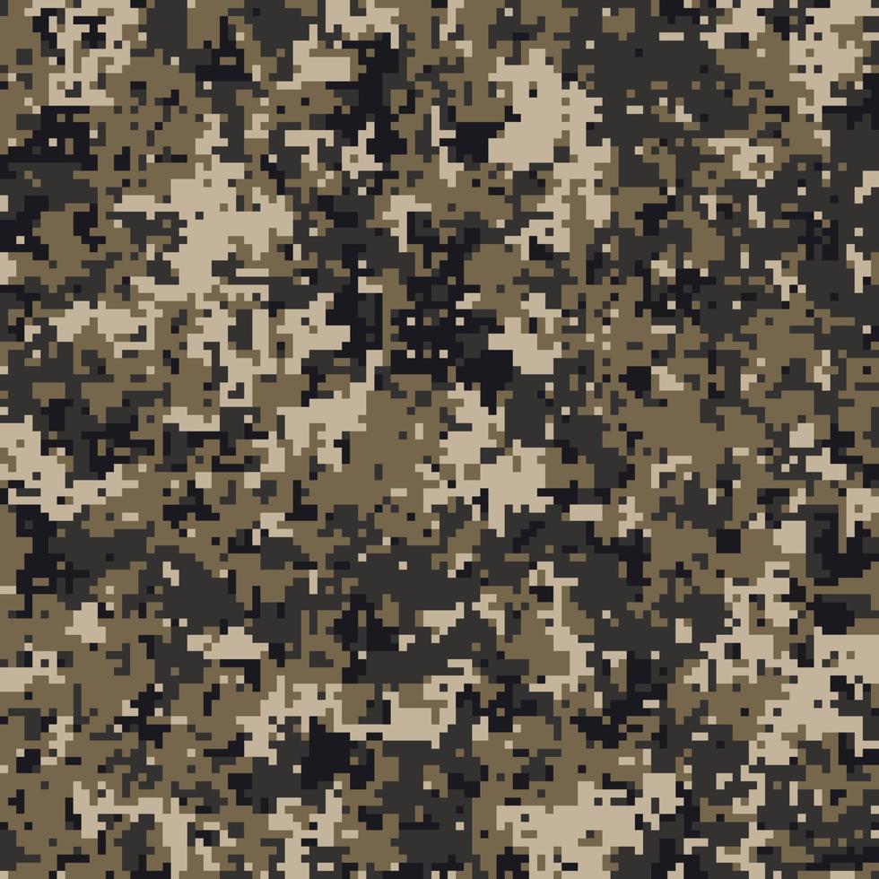 pixel camouflage voor een soldaat leger uniform. modern camo kleding stof ontwerp. digitaal leger vector achtergrond.