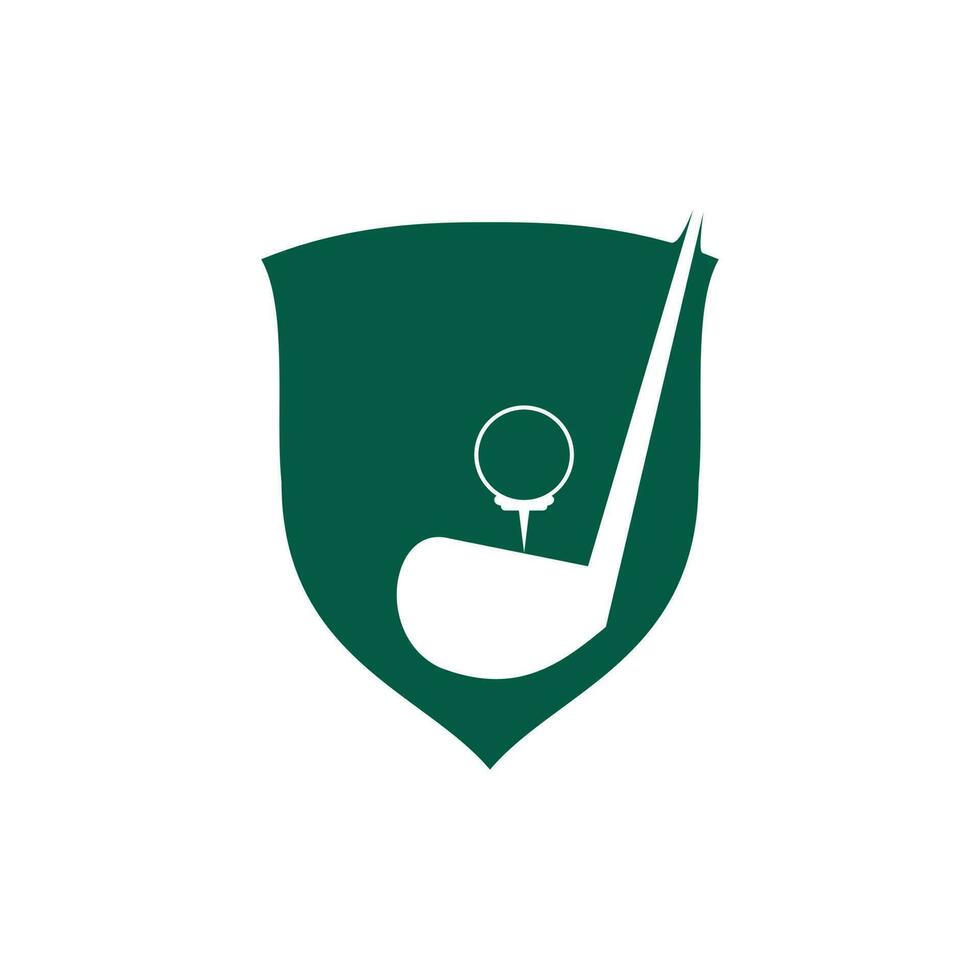 golf club logo ontwerp. golf kampioenschap of golf toernooi teken. vector