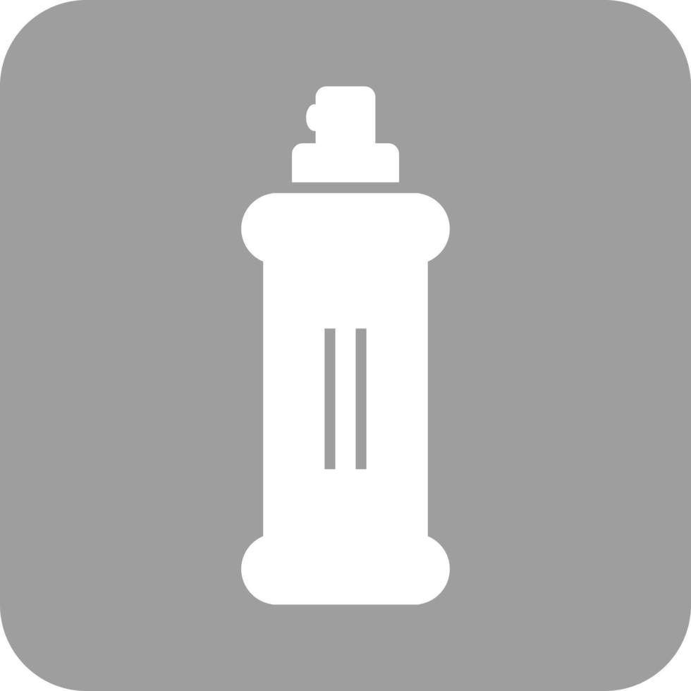 verstuiven fles glyph ronde achtergrond icoon vector