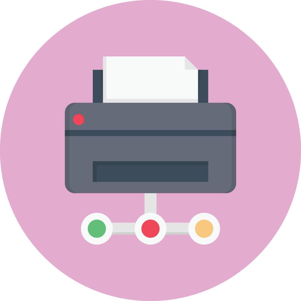 printer netwerk vector illustratie Aan een achtergrond.premium kwaliteit symbolen.vector pictogrammen voor concept en grafisch ontwerp.