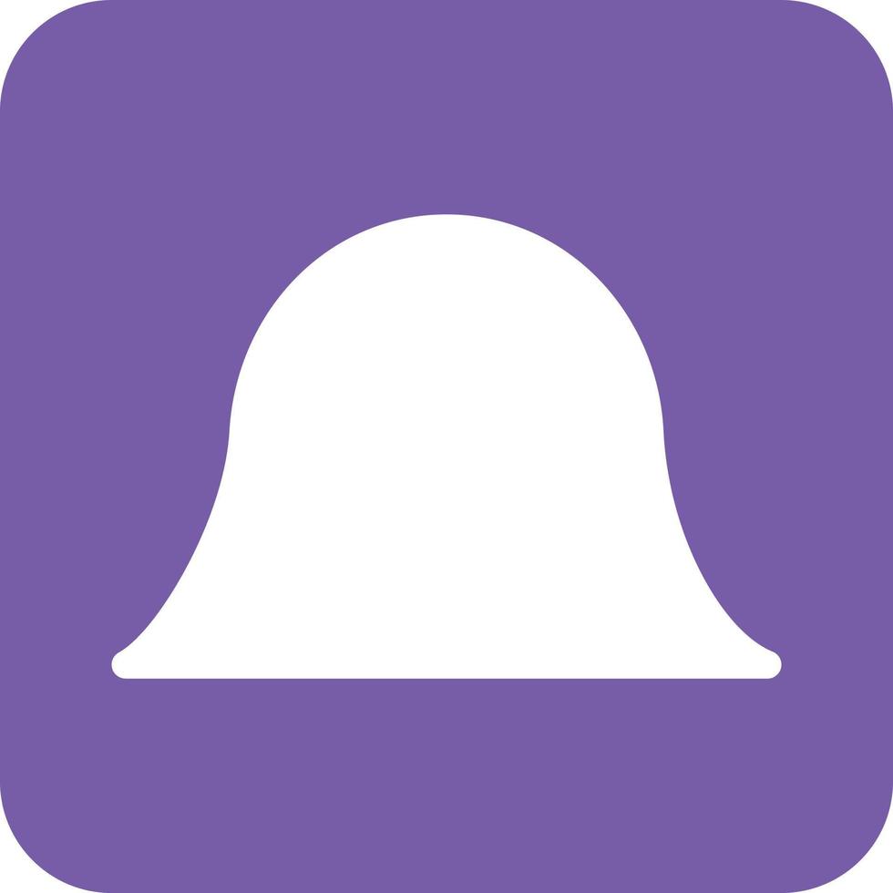 hoed ii glyph ronde achtergrond icoon vector