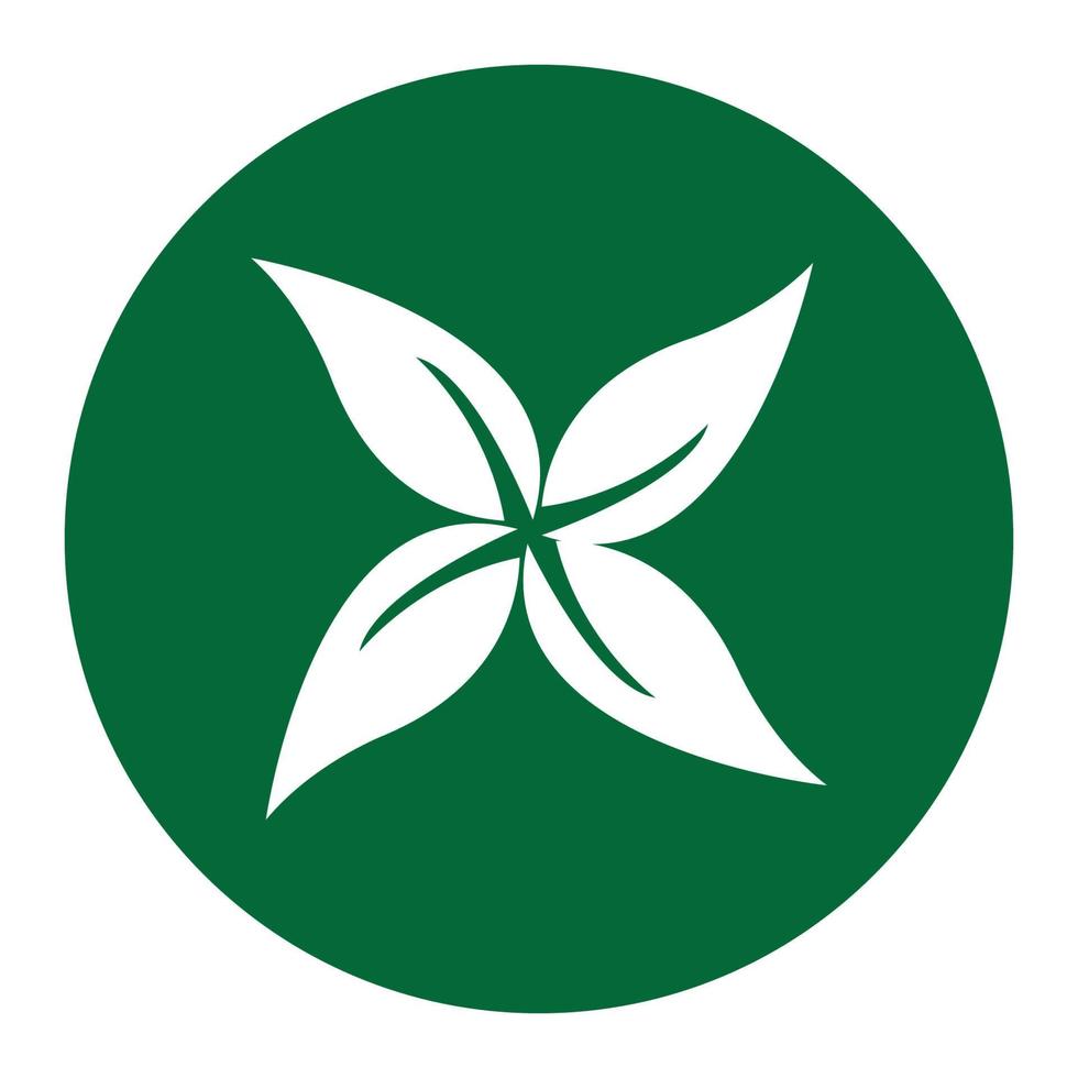 eco boom blad logo sjabloon vector