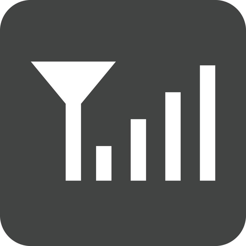 mobiel signaal sterkte glyph ronde achtergrond icoon vector