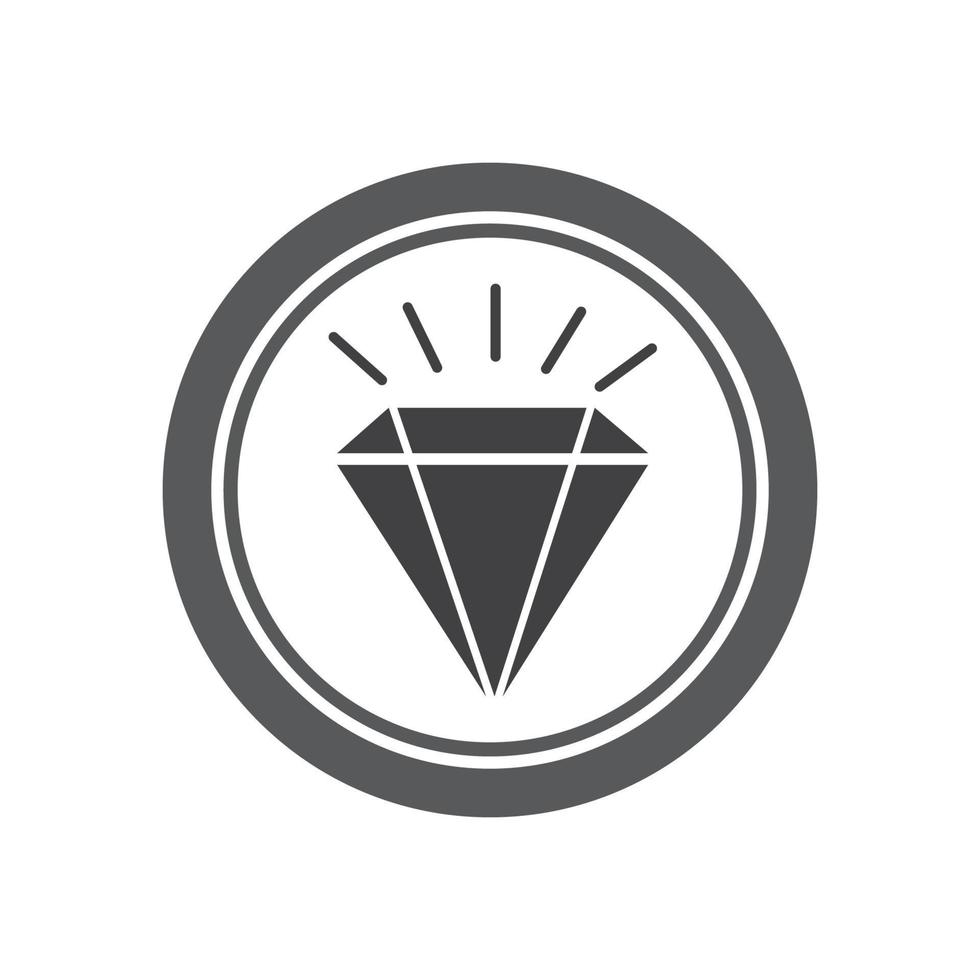 diamant pictogram vectorillustratie vector