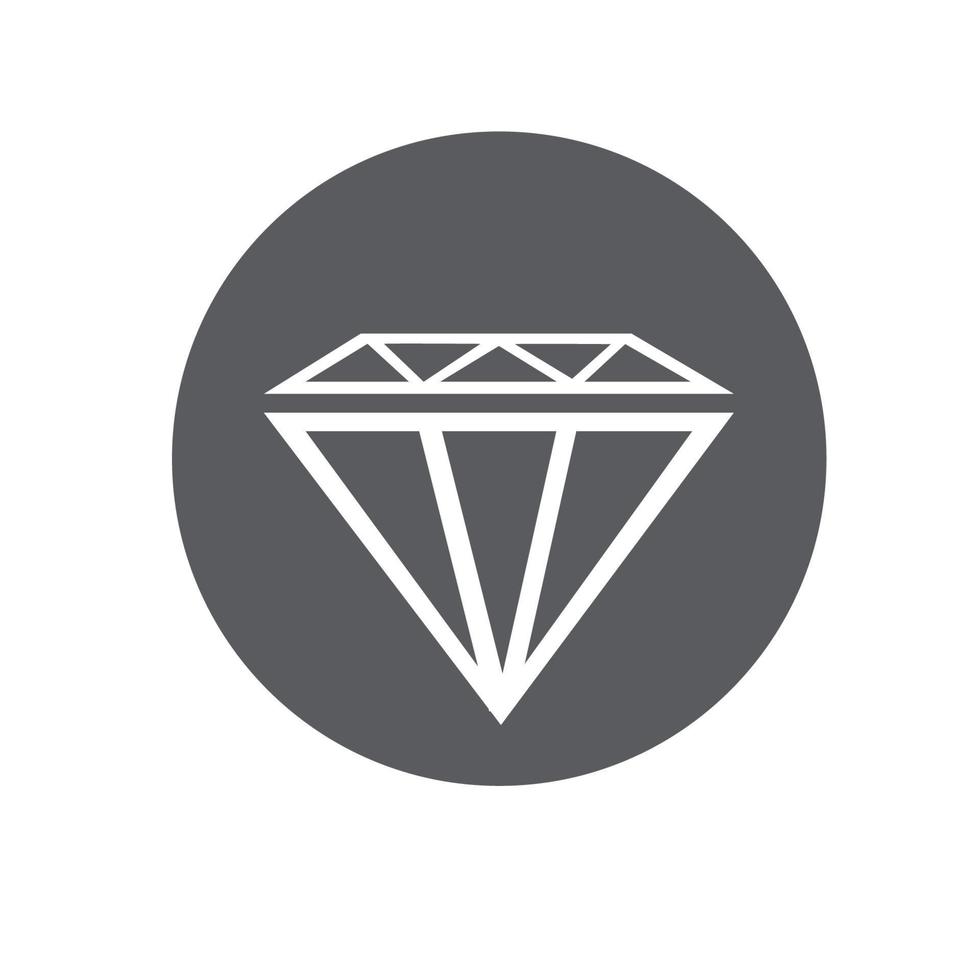 diamant pictogram vectorillustratie vector