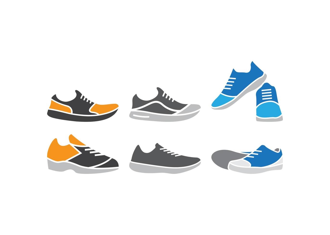 schoenen element set vector