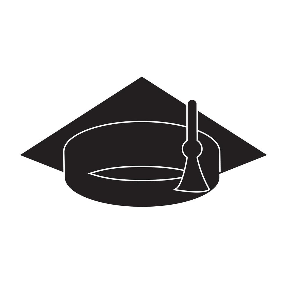 bachelor opleiding hoed logo vector
