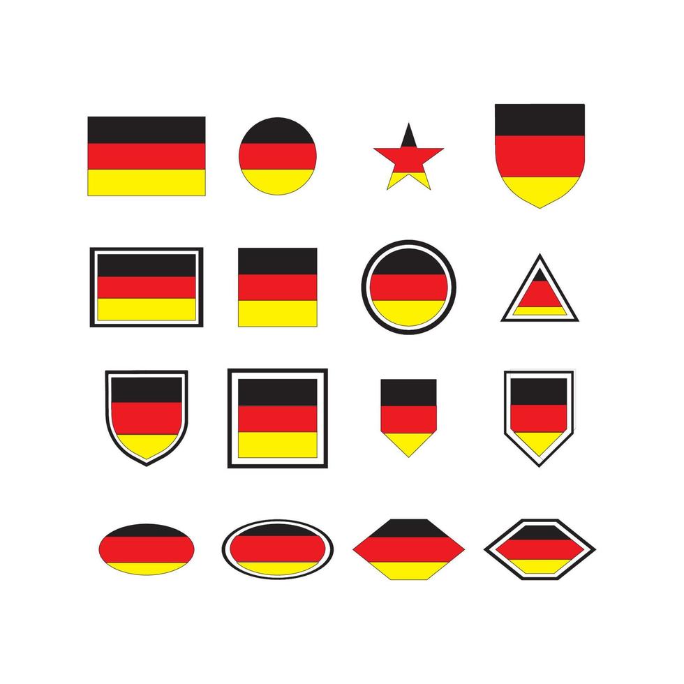 Duitse vlag logo vector