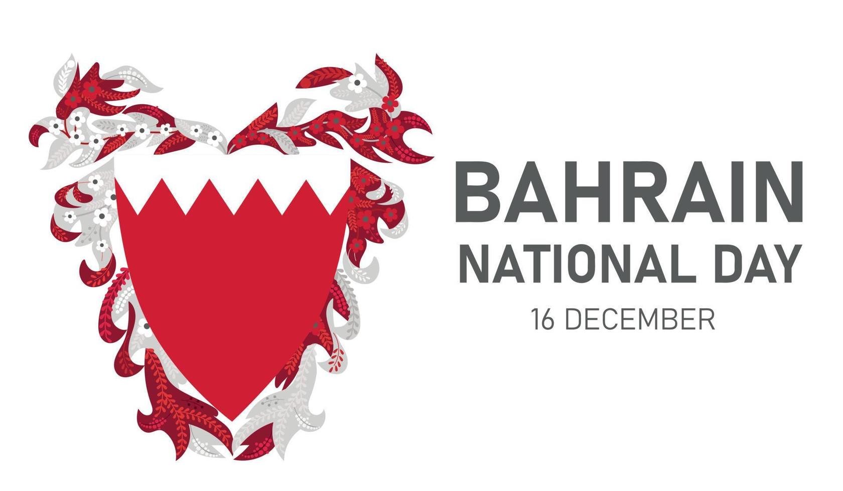 nationale feestdag van bahrein vector