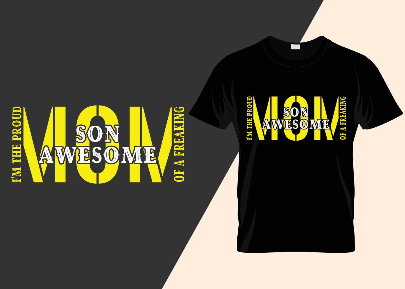 mam is een het beste mam in de wereld t-shirt ontwerp vector