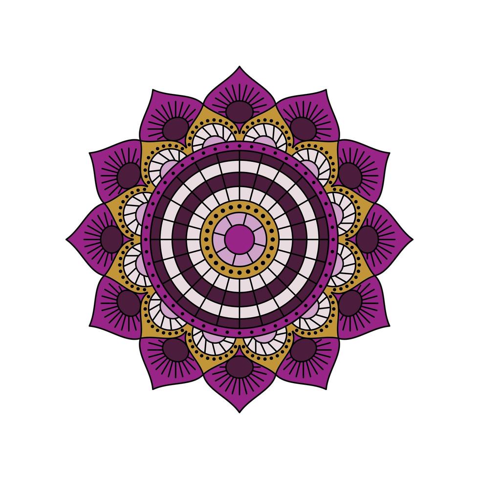 paarse mandala vector