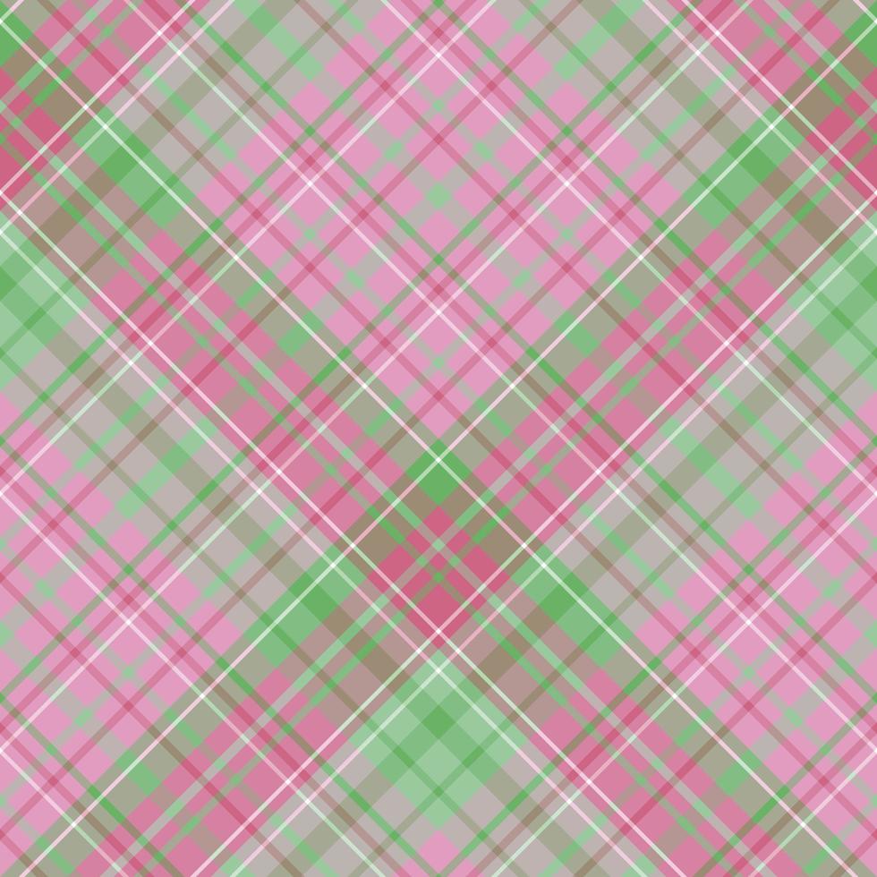 naadloos patroon in zomer creatief roze, groen en wit kleuren voor plaid, kleding stof, textiel, kleren, tafelkleed en andere dingen. vector afbeelding. 2