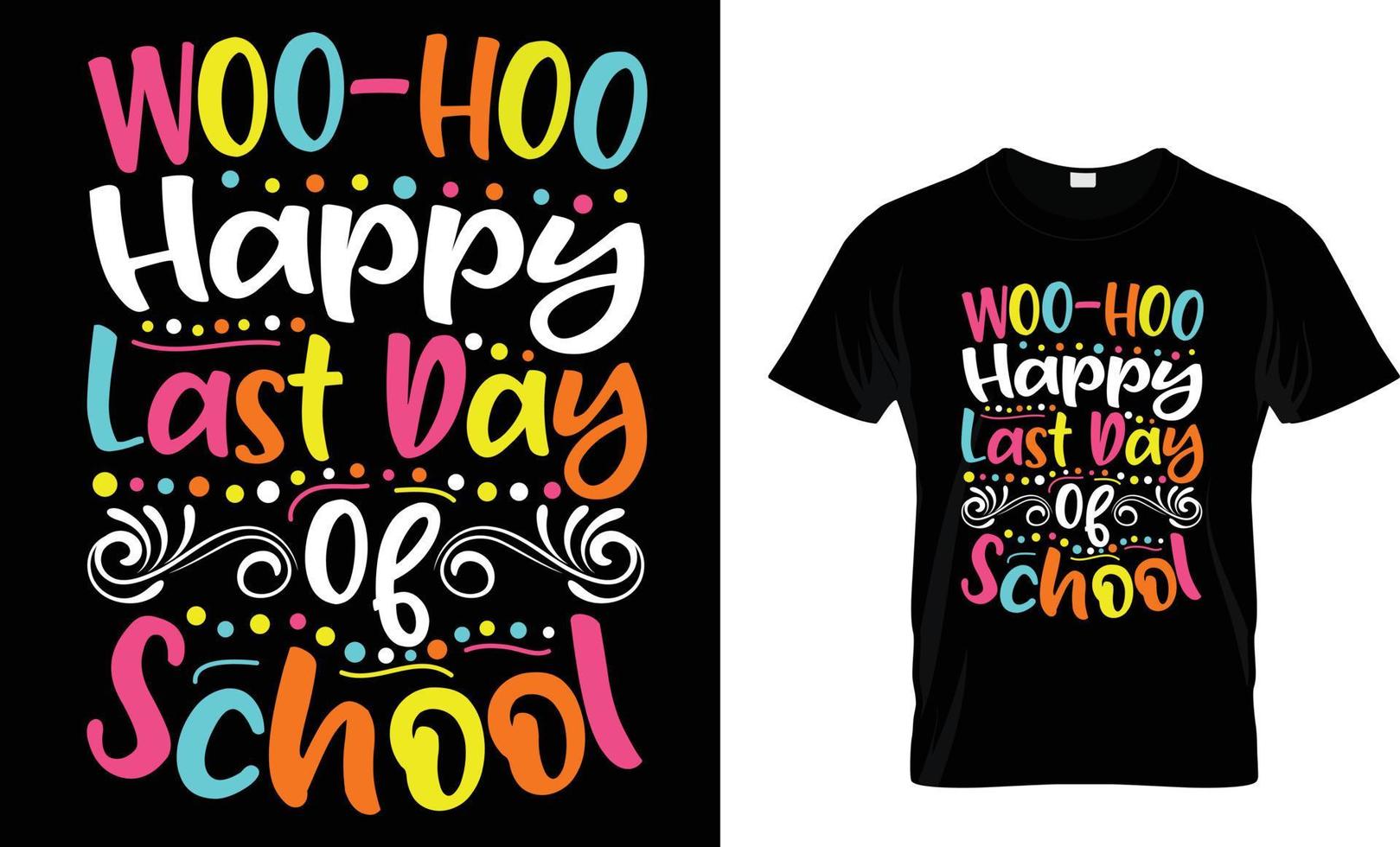 terug naar school t-shirtontwerp vector