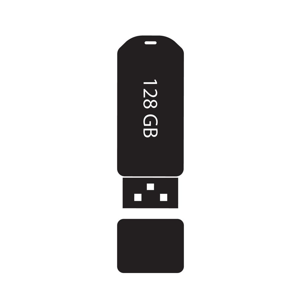 USB gegevens overdracht logo vector