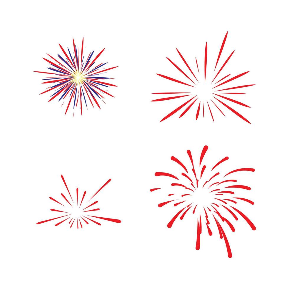 vuurwerk logo vector