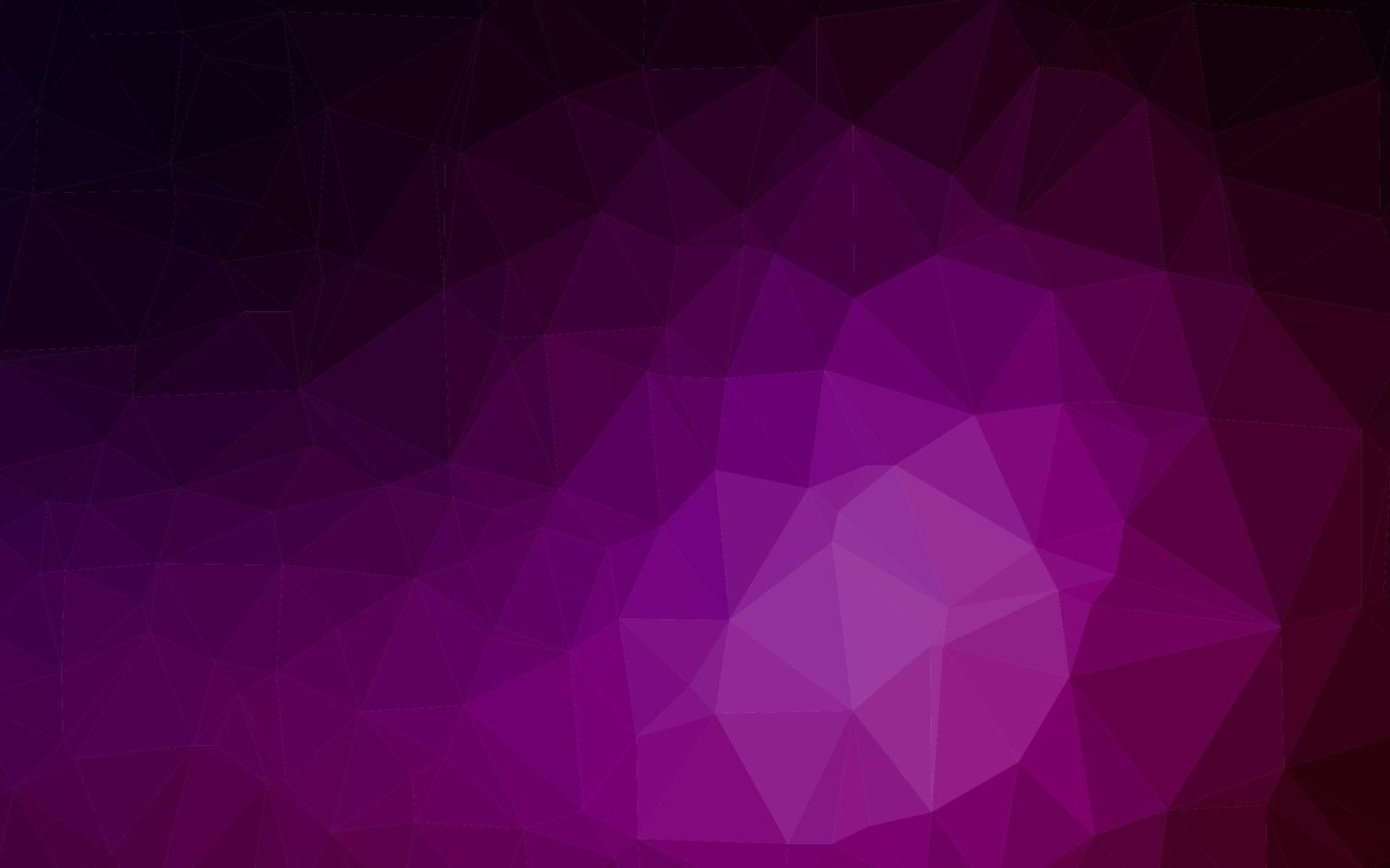 donker paarse vector driehoek mozaïek textuur.