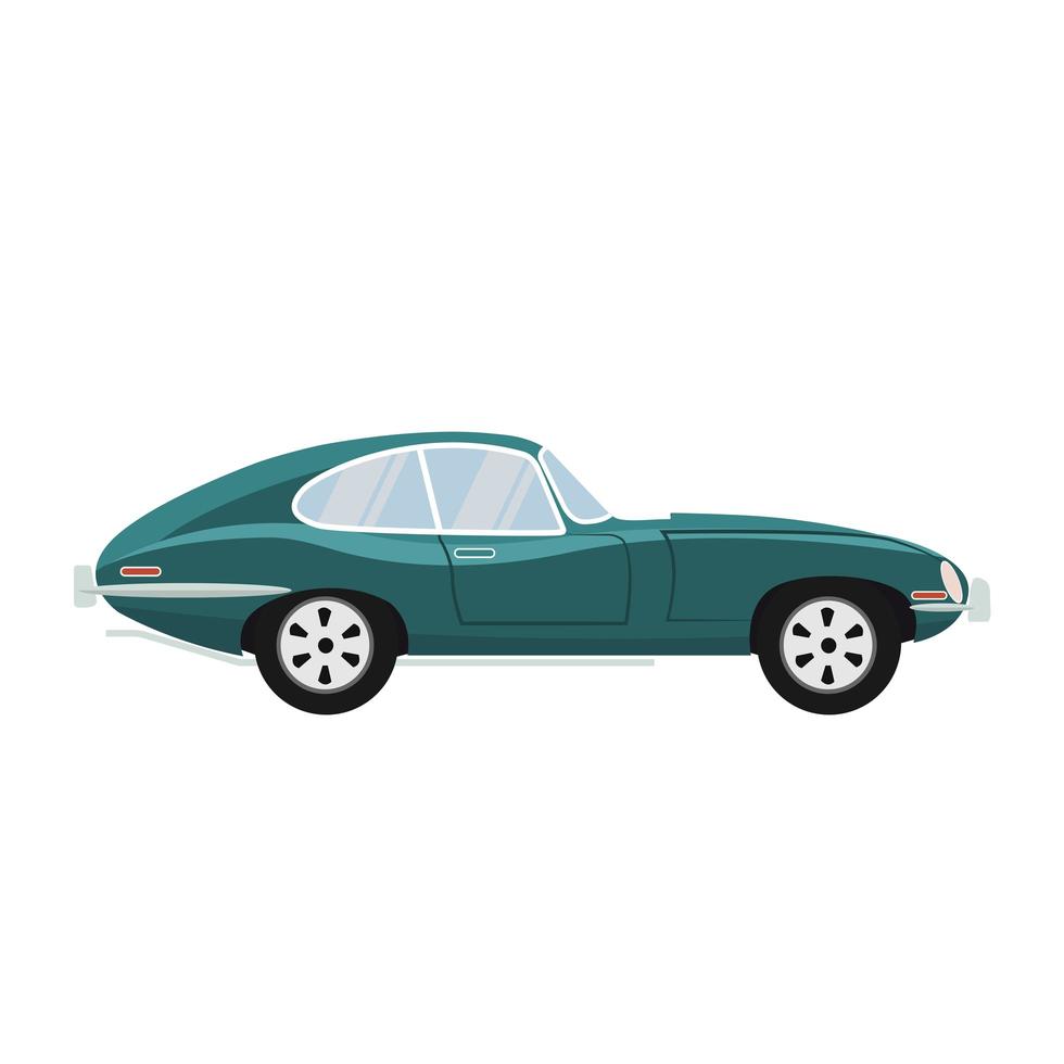 retro klassiek auto-ontwerp vector