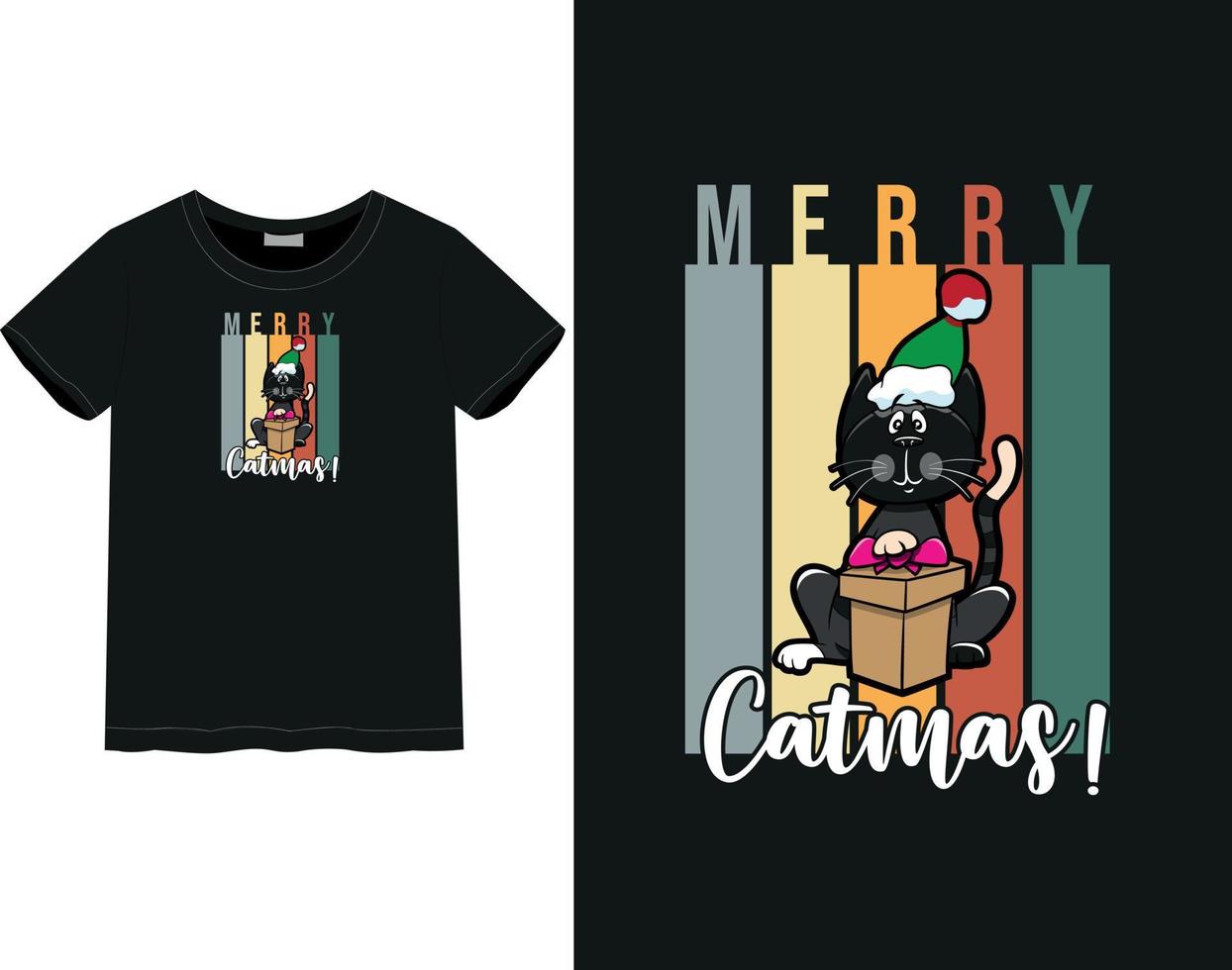 vrolijk Kerstmis dag t-shirt vector