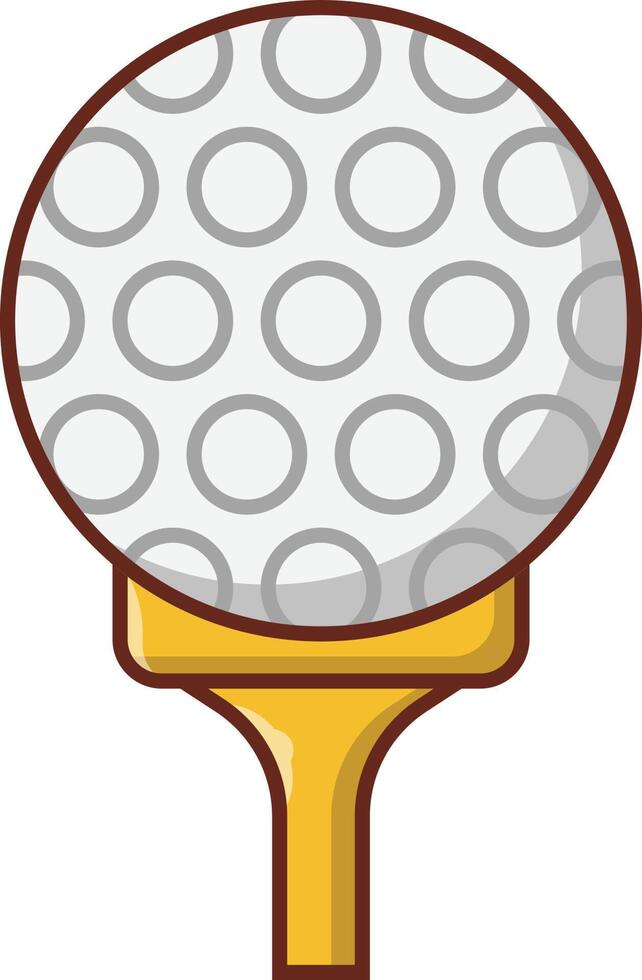 golf bal vector illustratie Aan een achtergrond.premium kwaliteit symbolen.vector pictogrammen voor concept en grafisch ontwerp.