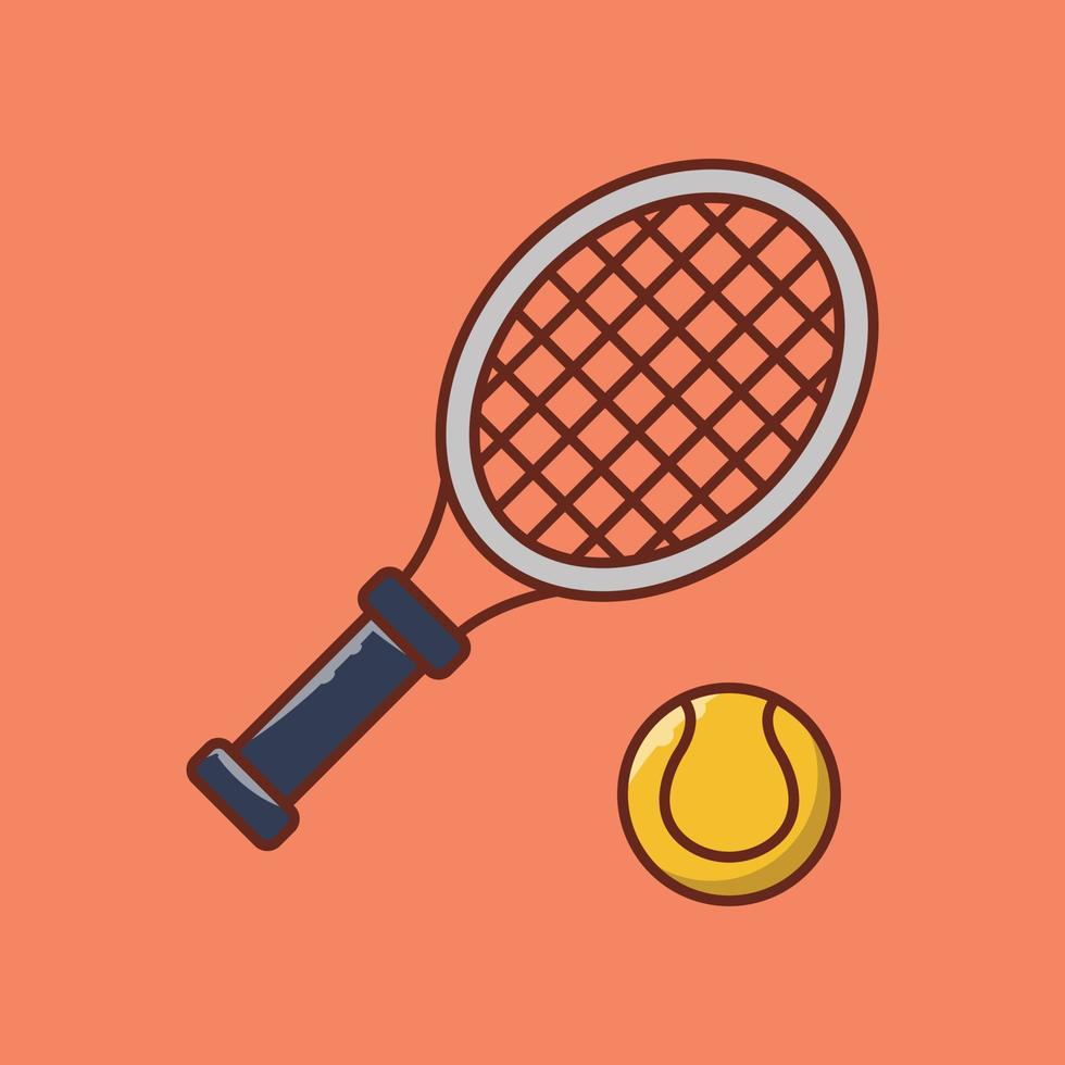 tennis vectorillustratie op een background.premium kwaliteit symbolen.vector pictogrammen voor concept en grafisch ontwerp. vector