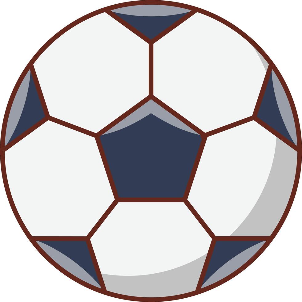 voetbal vectorillustratie op een background.premium kwaliteit symbolen.vector pictogrammen voor concept en grafisch ontwerp. vector