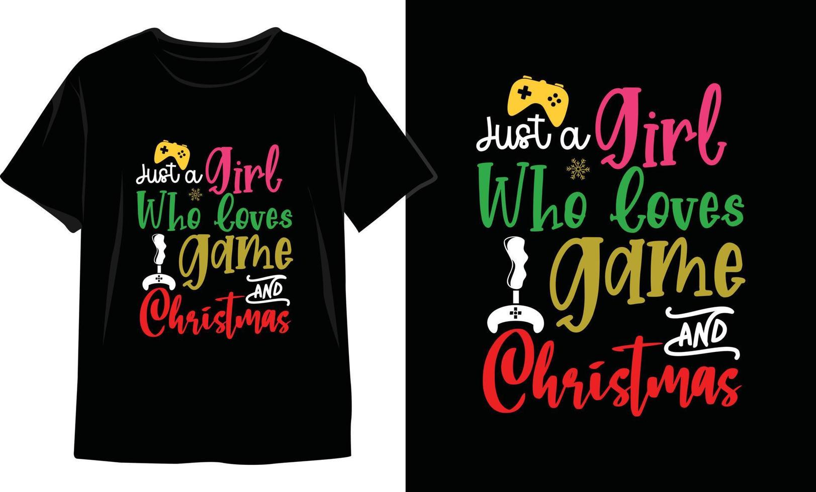 alleen maar een meisje wie liefdes spel en Kerstmis t overhemd ontwerp vector