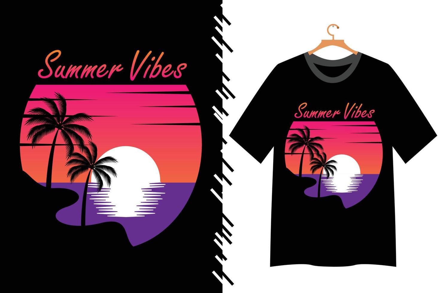 zomer illustratie voor t overhemd ontwerp vector