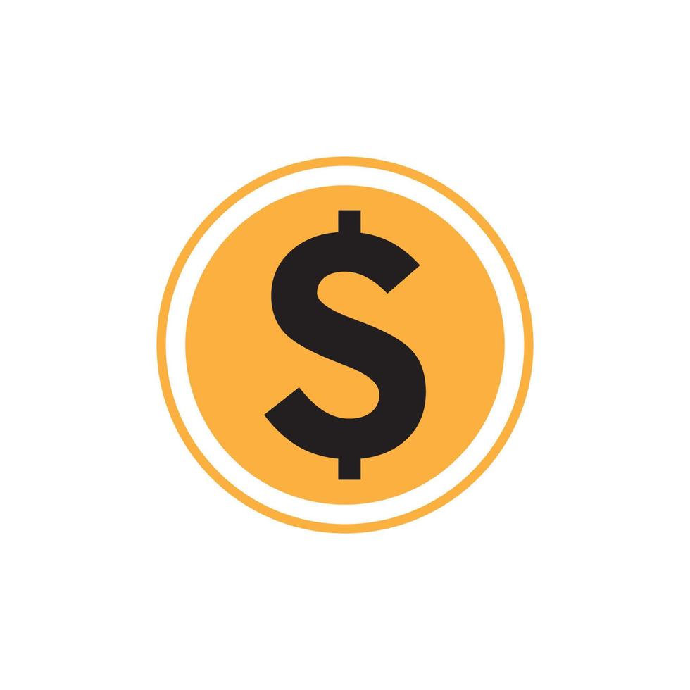dollar geld vector icoon illustratie ontwerp sjabloon - vector