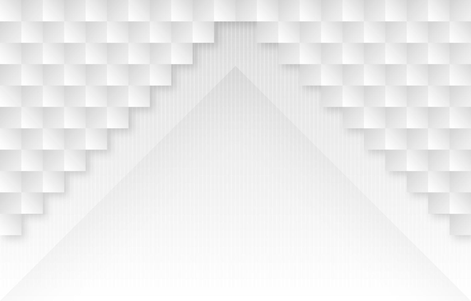 geometrische abstracte witte achtergrond vector
