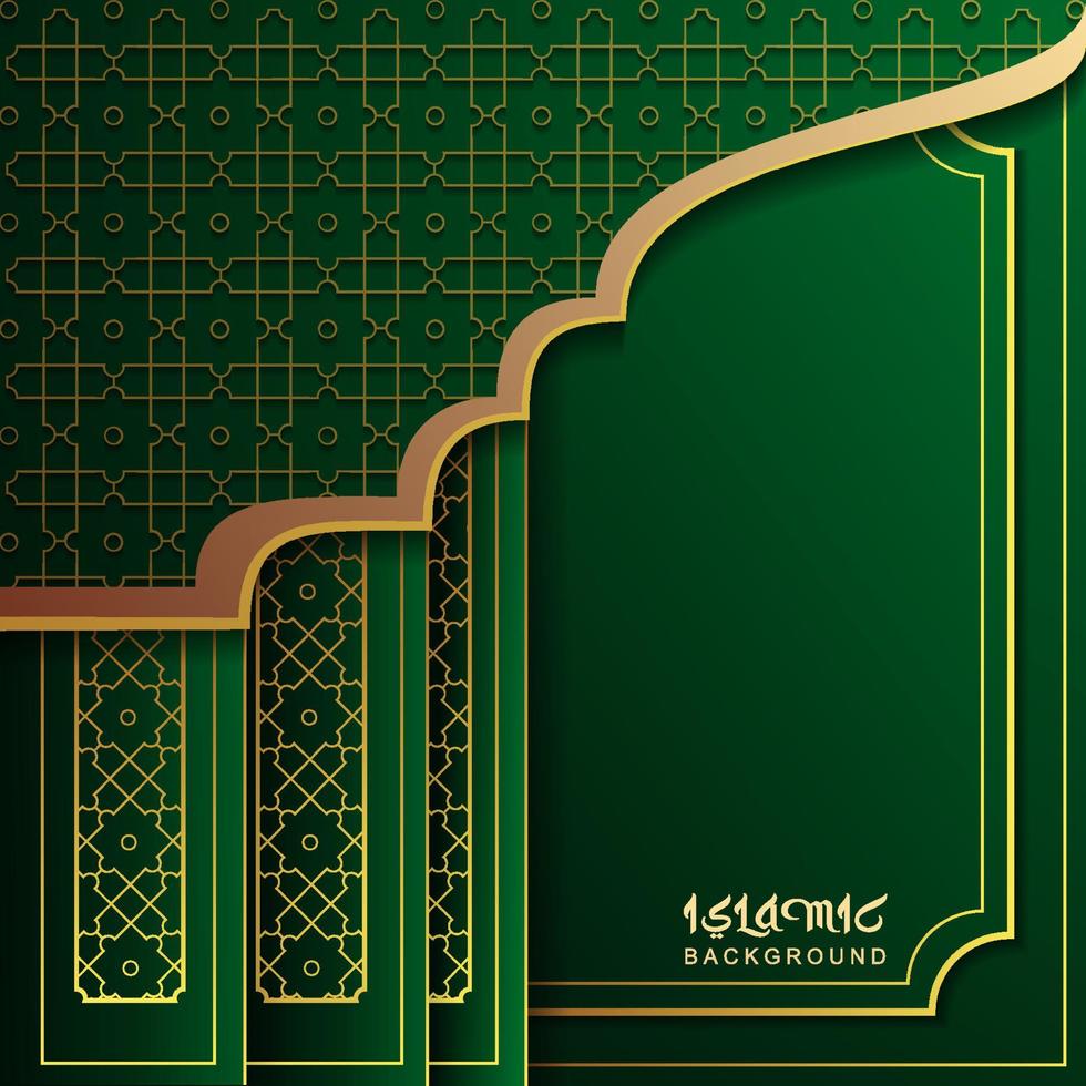 Islamitisch achtergrond ontwerp sjabloon mooi zo gebruik voor banier kaart posters en meer vector