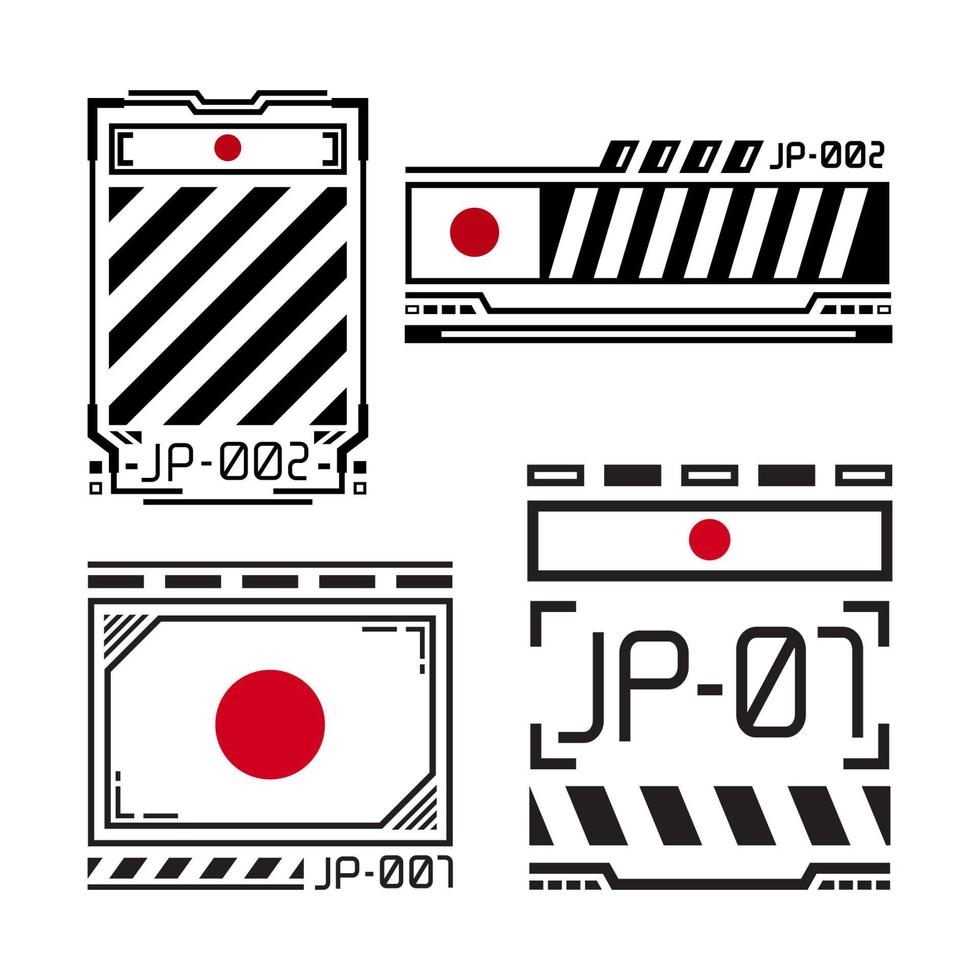 gemakkelijk overhemd ontwerp van Japan vlag vector