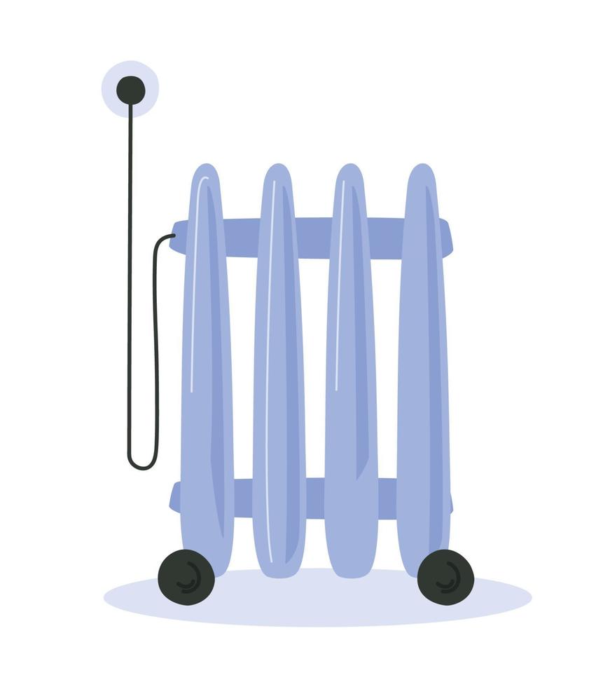 elektrisch verwarming. accu. vector afbeelding.