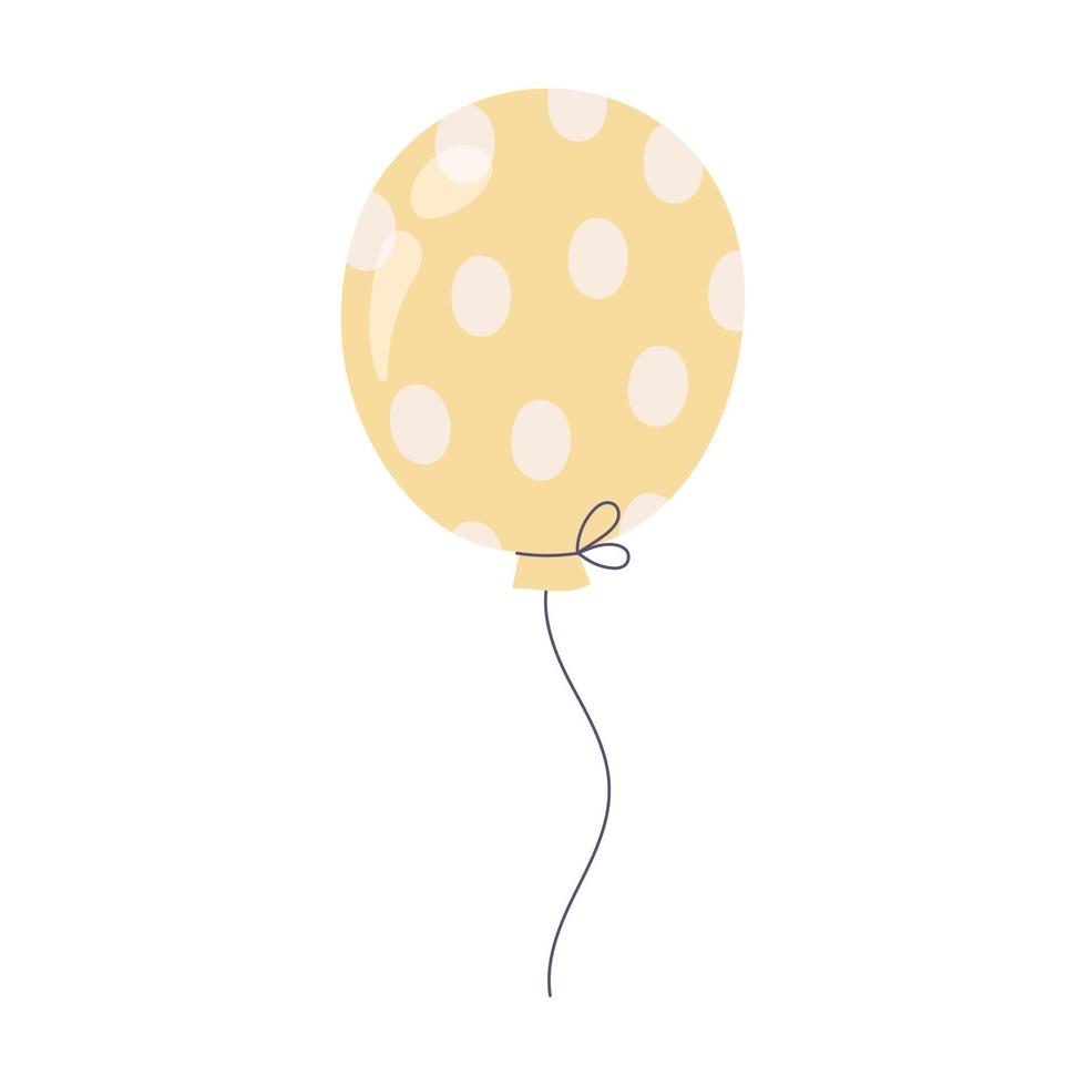 gelukkig verjaardag ballon decoratie viering partij geïsoleerd icoon vector