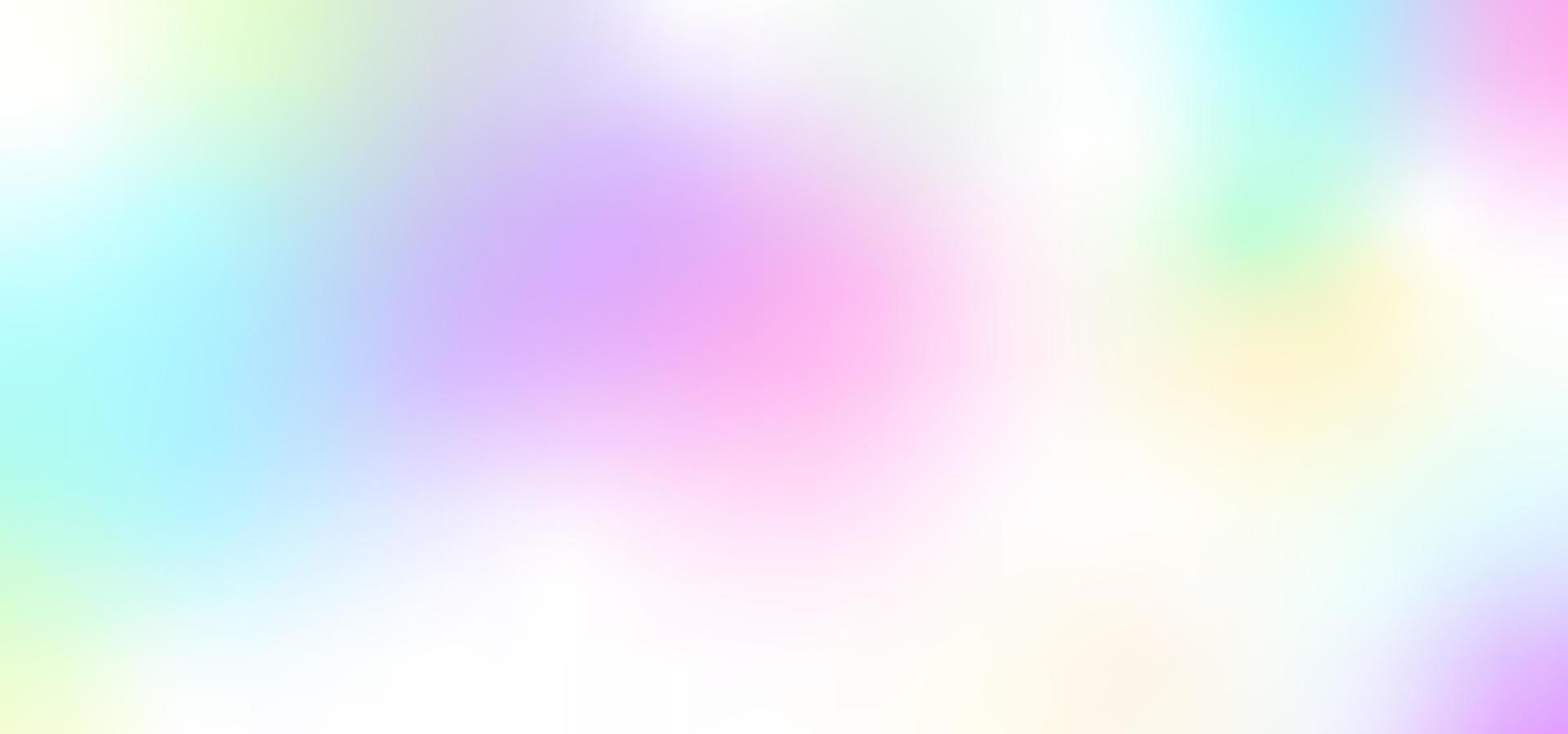 wazig iriserend achtergrond van teder kleur. veelkleurig helling pastel Purper, roze en blauw. vector illustratie van gloeiend vloeiende vlekken.