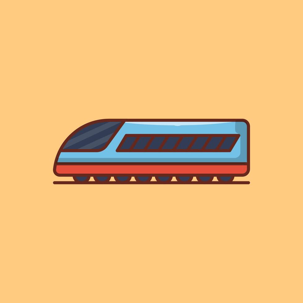 trein vectorillustratie op een background.premium kwaliteit symbolen.vector pictogrammen voor concept en grafisch ontwerp. vector