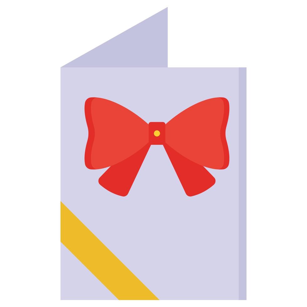 Kerstmis kaart geschenk geïsoleerd vector icoon