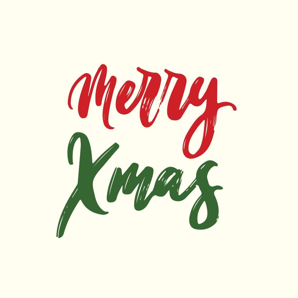 vrolijk Kerstmis citaten belettering pastel vector