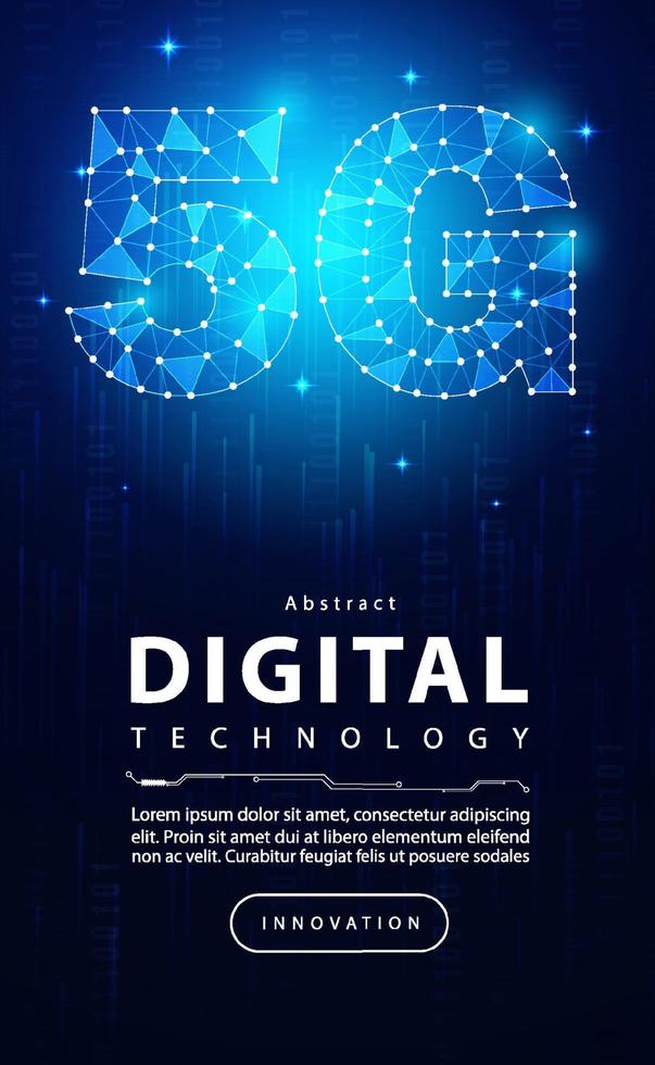 5g netwerk draadloze internet Wifi verbinding abstract achtergrond concept, digitaal technologie banier roze blauw achtergrond binair code, abstract tech groot gegevens communicatie, hoog snelheid breedband vector