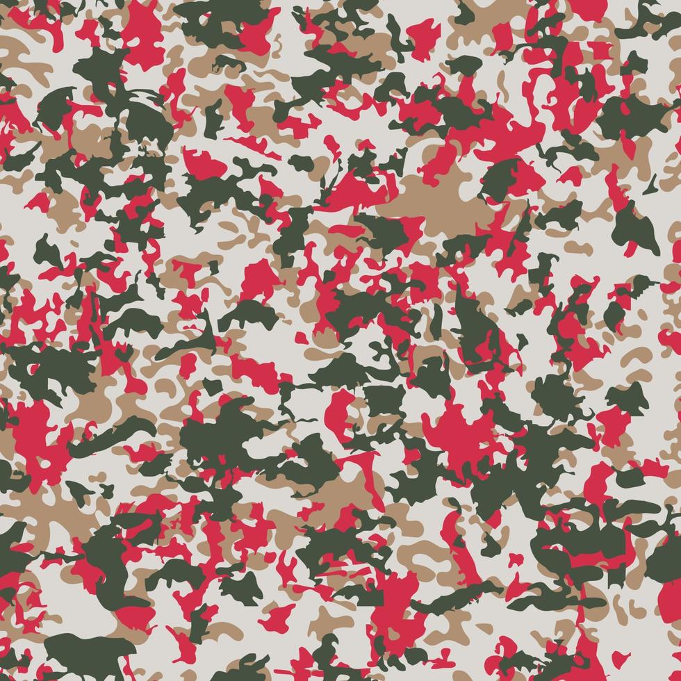 camouflage kerstmis, leger camouflage inpakken naadloos patroon abstract vector