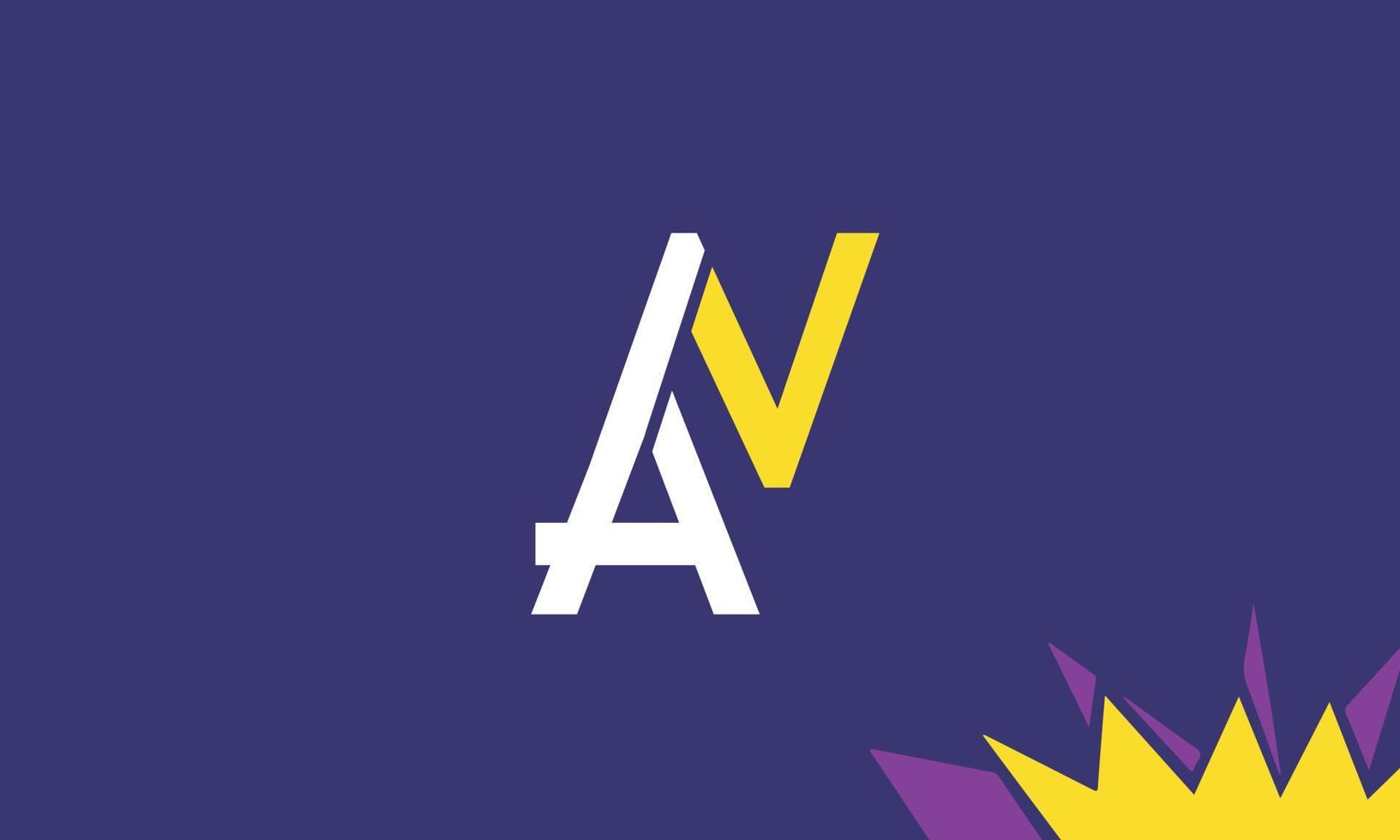 alfabet letters initialen monogram logo een, na, een en n vector