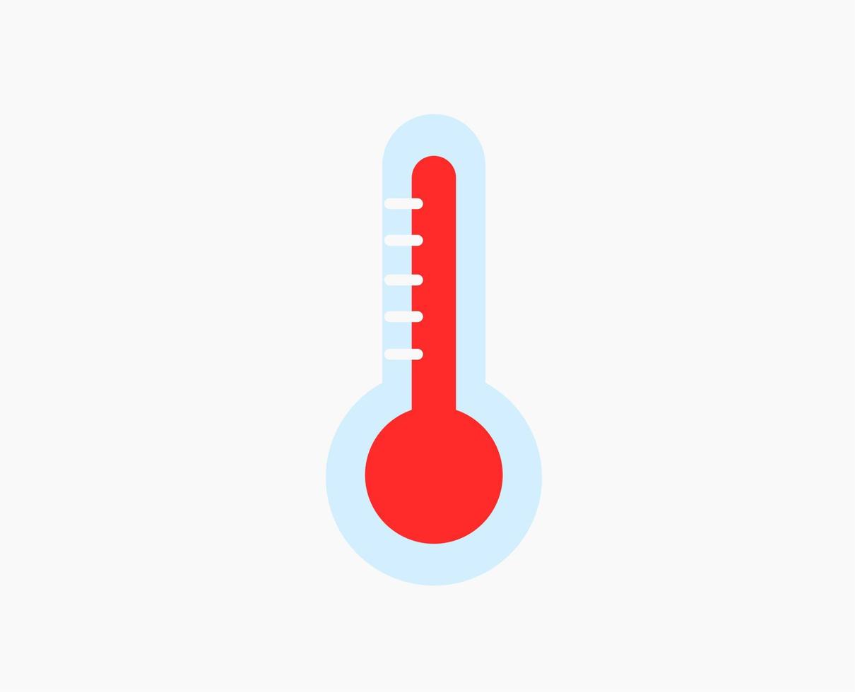 thermometer heet vector