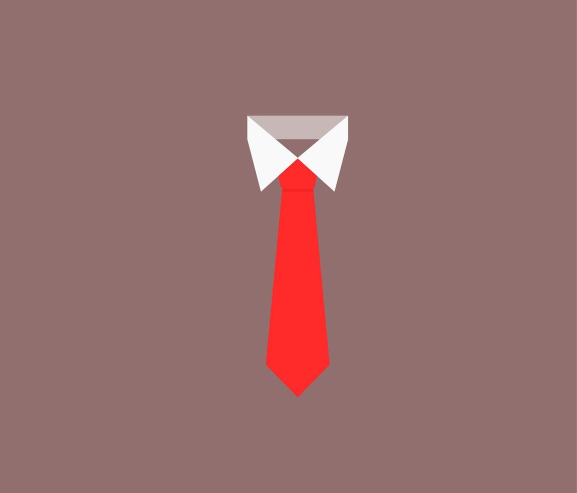 rode stropdas ontwerp vector