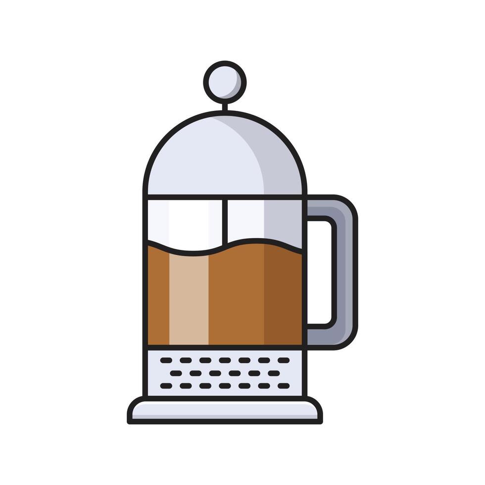 koffiezetapparaat vectorillustratie op een background.premium kwaliteit symbolen.vector pictogrammen voor concept en grafisch ontwerp. vector