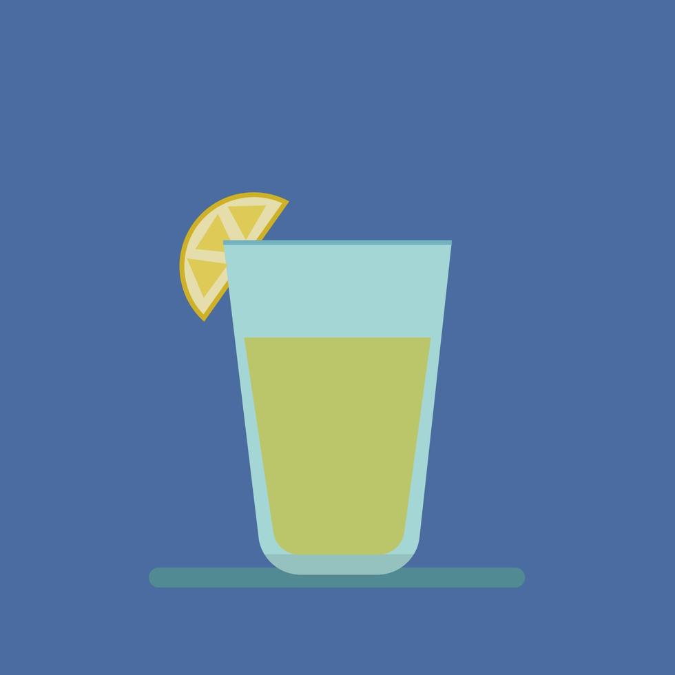 limonade, illustratie, vector Aan wit achtergrond.